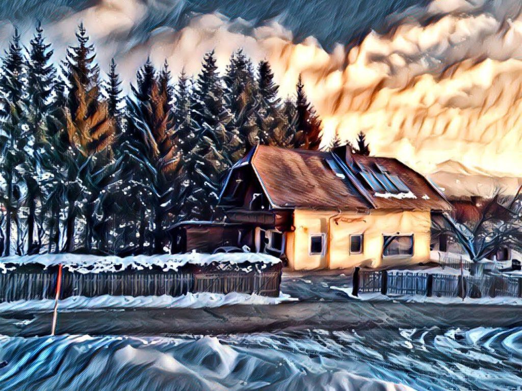 Gästehaus Deisl im Winter